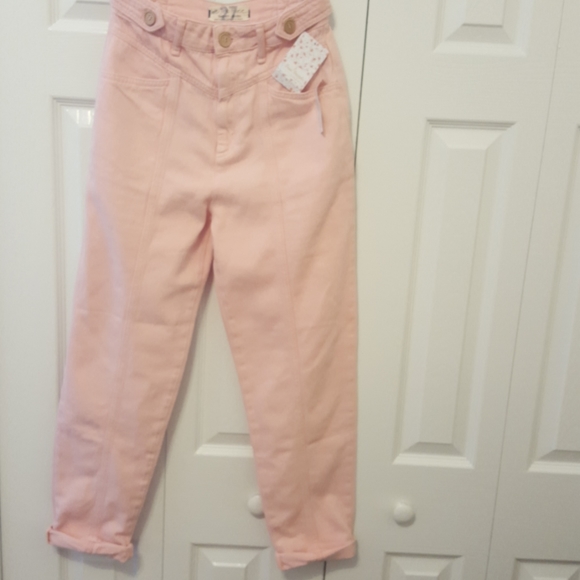 Free People We The Free roll cuff mom cords 27 - Picture 2 of 6